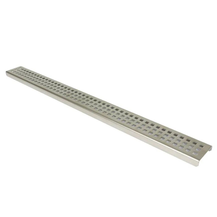 HeitkerBloc Drainagerost Edelstahl gebürstet H = 165 mm B = 60 mm L = 700 mm