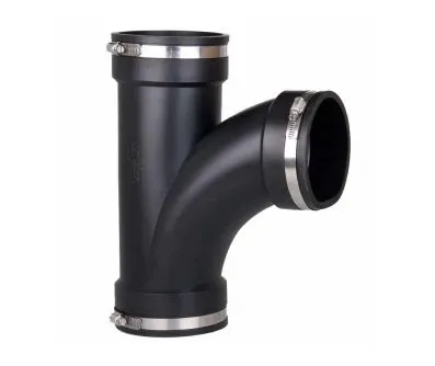 Flexibles T-Stück 110 mm / 4" - Spannbereich 100-110 mm