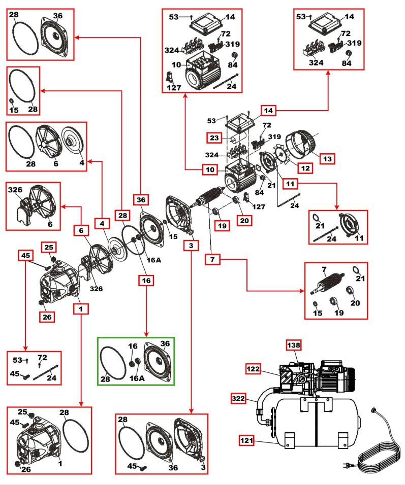 Mechanische Dichtung DAB Jet 82 – 132
