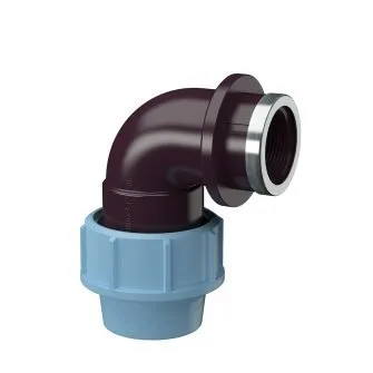 Unidelta PE-Knie x Innengewinde 110 mm x 3"