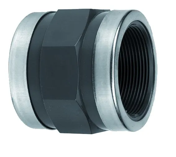 VDL PVC Gewindemuffe 4" x 4" PN10 mit Dichtungen