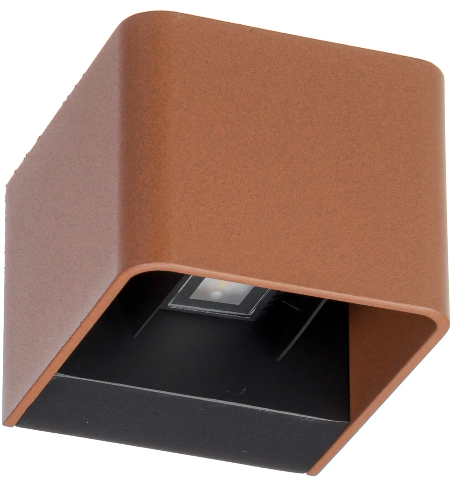 Suslight Sus Square Rost LED Wandleuchte Außenlampe 230V