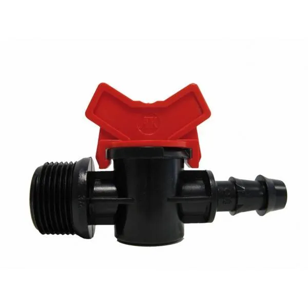 BF-82 Absperrhahn 3/4" Außengewinde x 16mm Schlauchanschluss