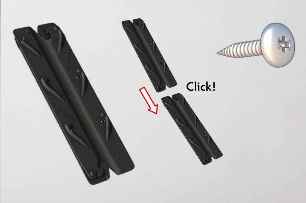 RootBarrier Click Connection (35 cm x 5 cm) - 10 Stück Verbindungselemente