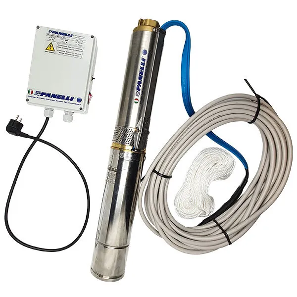 Panelli 95 PR4N/12 Tiefbrunnenpumpe Set - 1,5 PS / 230V