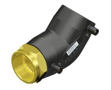Plasson Elektroschweiß-Übergangswinkel 40 mm x 1" 45 Grad Messing IG | PE-Fitting