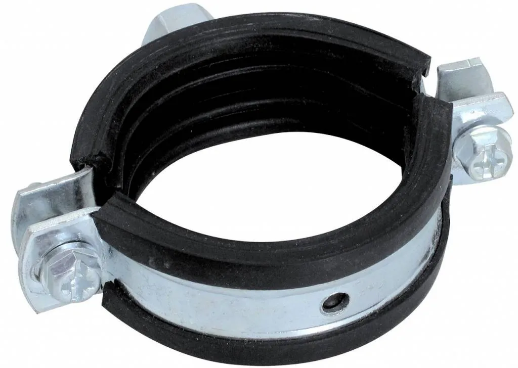 PVC HWA Schraubschelle m. Gummi M10 32–36mm