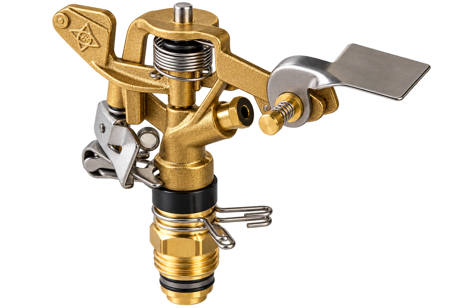 VYR 50 Sektorenregner Messing | 1/2" Außengewinde Kreisregner