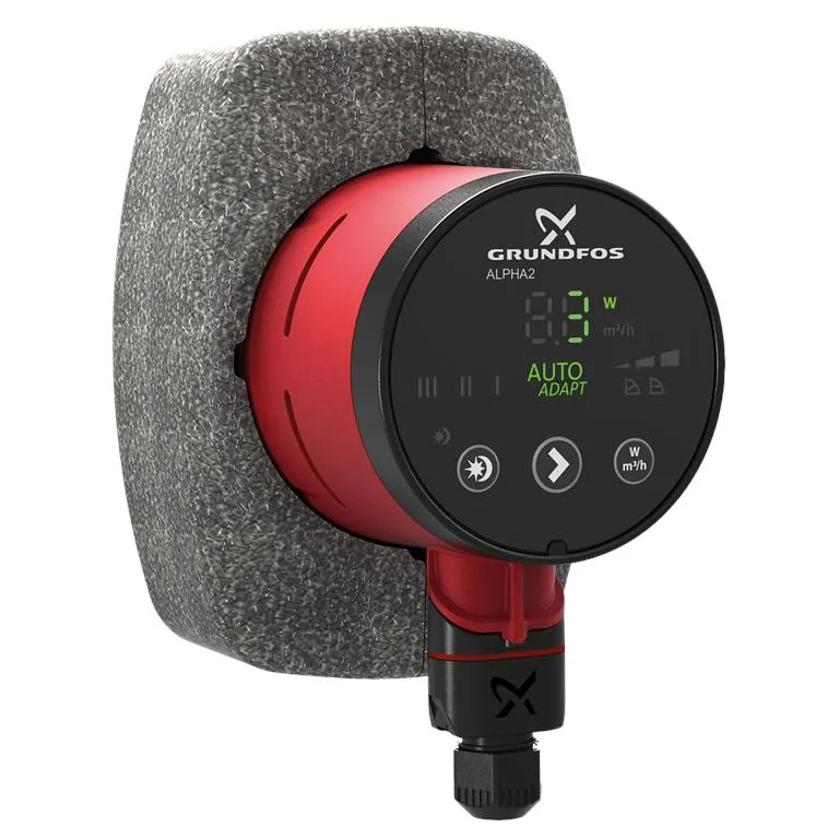 Grundfos ALPHA2 25-40 Hocheffizienzpumpe | Baulänge 130 mm | Umwälzpumpe