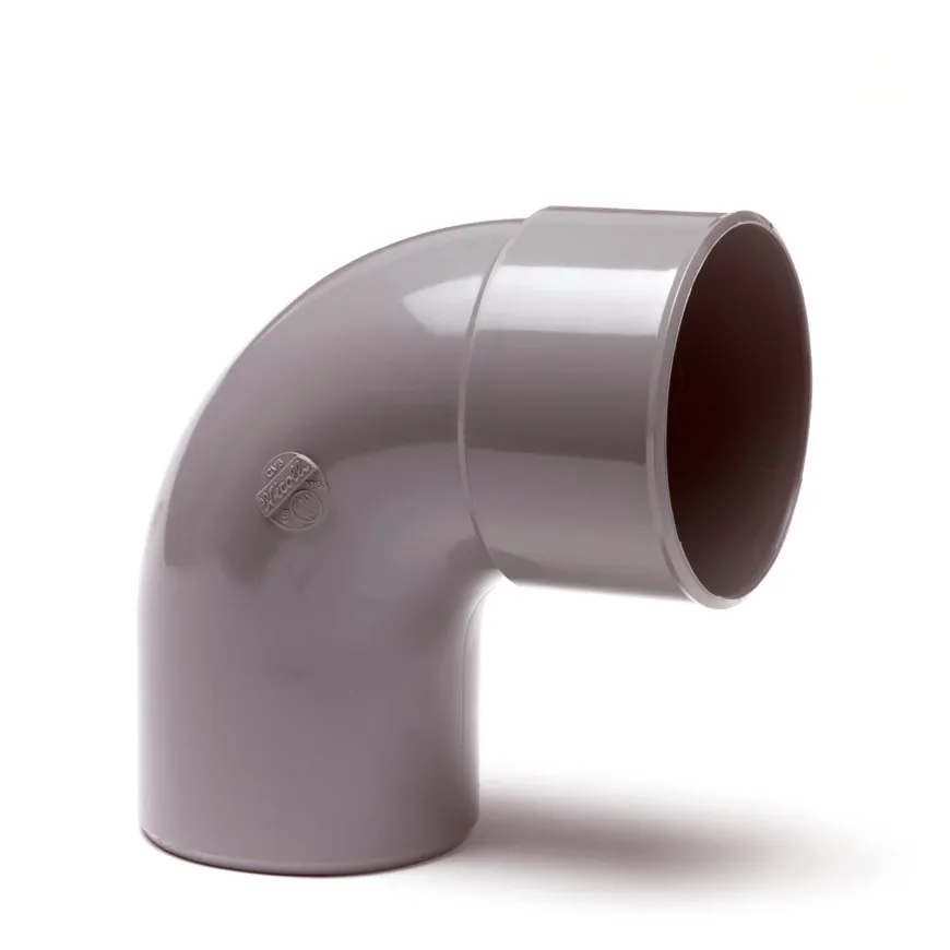 PVC Bogen 88° 40mm M/S L