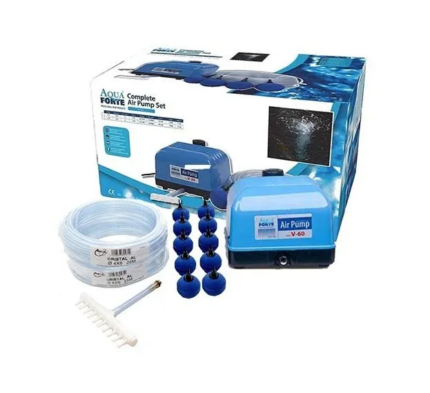 AquaForte Hi-Flow Belüftungsset V-30 Luftpumpe 25W