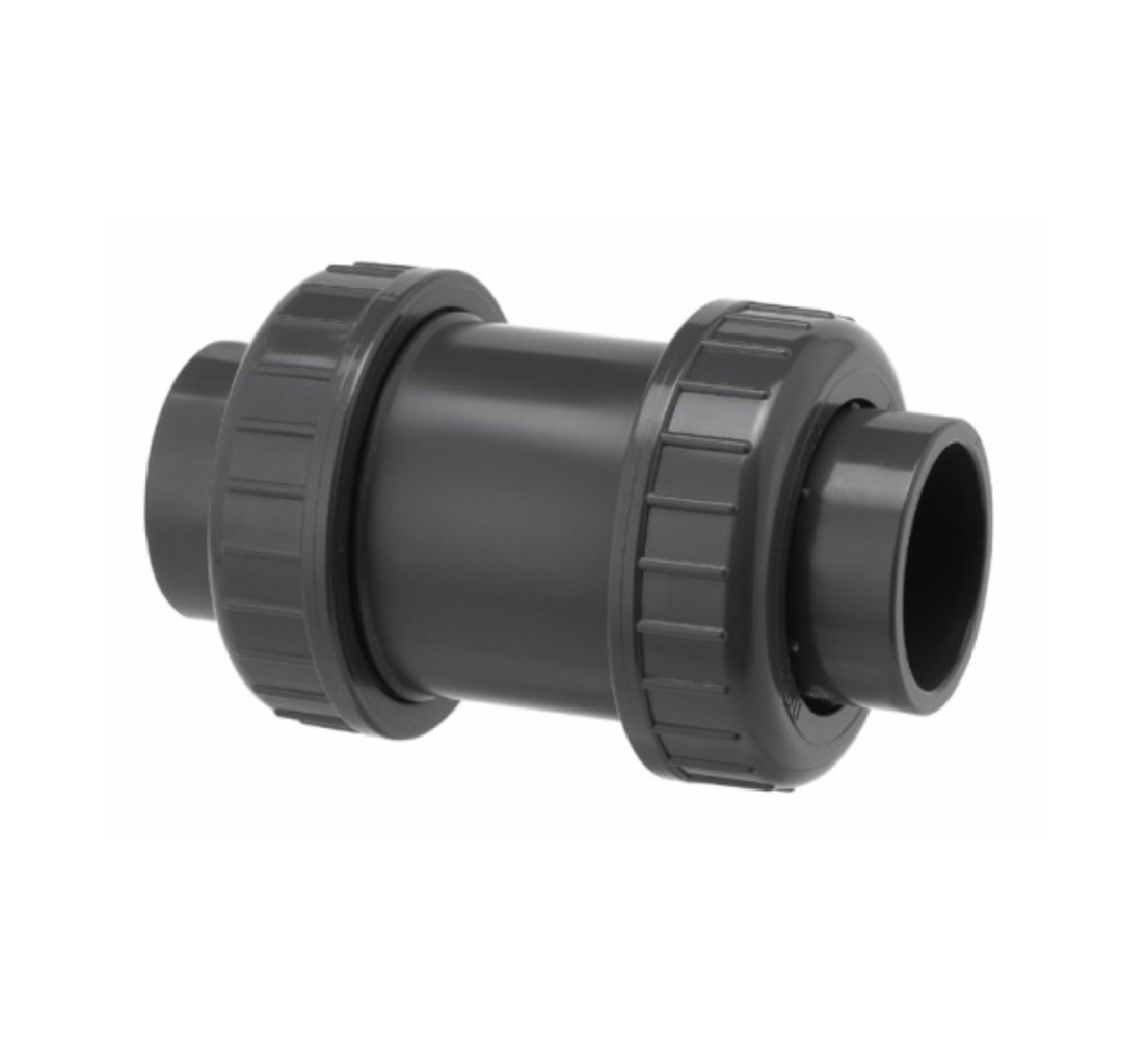 VDL PVC Rückschlagventil 16 mm – Edelstahlfeder / PN16