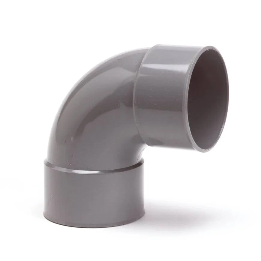 PVC Bogen 88° 50mm M/M L