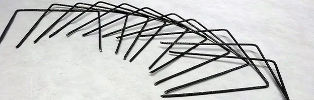 RootBarrier Biocovers Pins (20 cm x 20 cm) - 100 Stück Bio-Anker