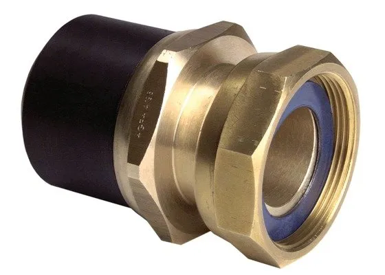 GF ELGEF Elektroschweißadapter 32mmx1 1/4" Messing m.loser Überwurfmutter