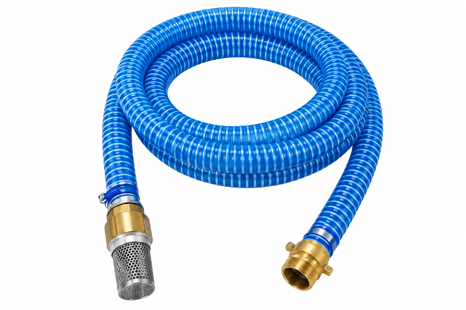 IrriTech Saugschlauch komplett 32 mm x 1" L=7 m