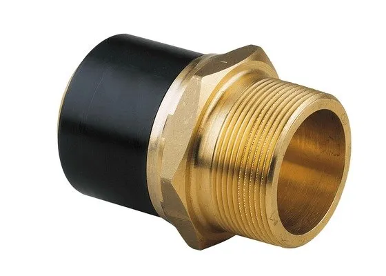 GF ELGEF Elektroschweiß Übergangsadapter 20 mm x 1/2" Messing AG