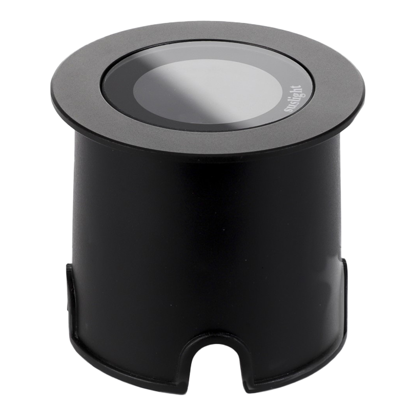 Suslight Sus Small Terra Round Black 2.5 LED Bodeneinbaustrahler 24V