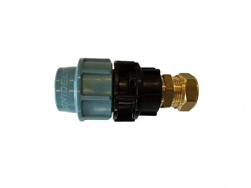 Tyleen - Kupfer-Übergangskupplung 20 x 15 mm, Unidelta