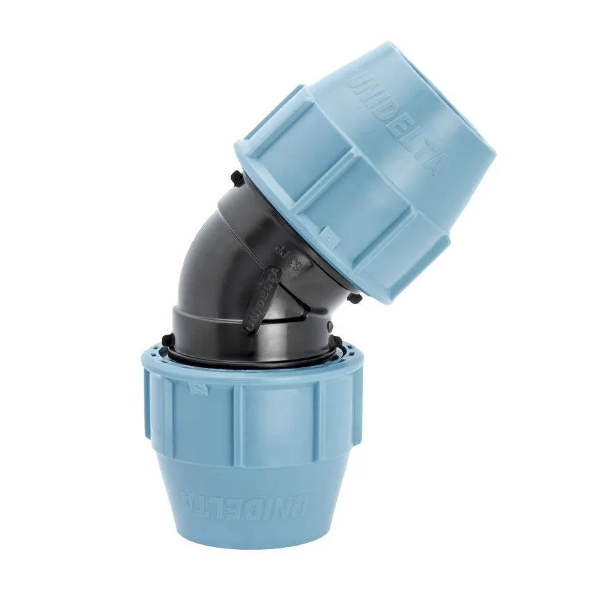 Unidelta PE-Knie 45° 32 mm