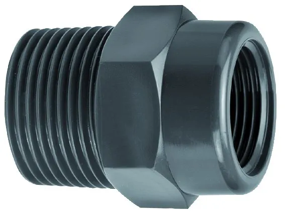 VDL PVC Gewindemuffe 3/4'' IG x 1/2'' AG & Ring