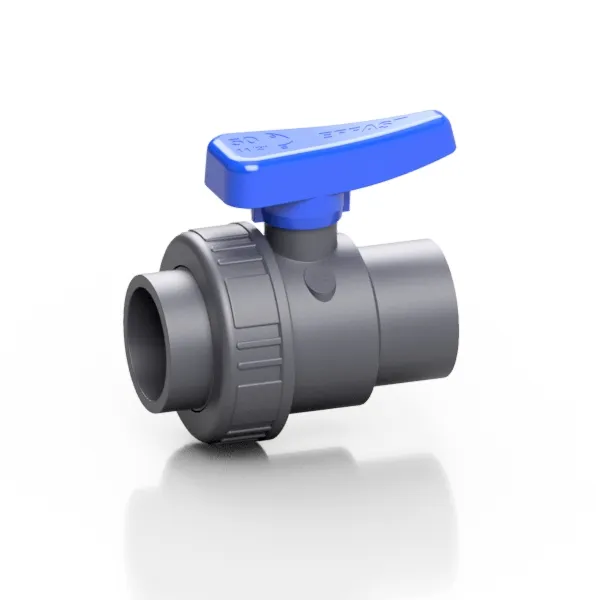 EFFAST PVC Kugelhahn 1× Überwurf 50 mm (PN16)