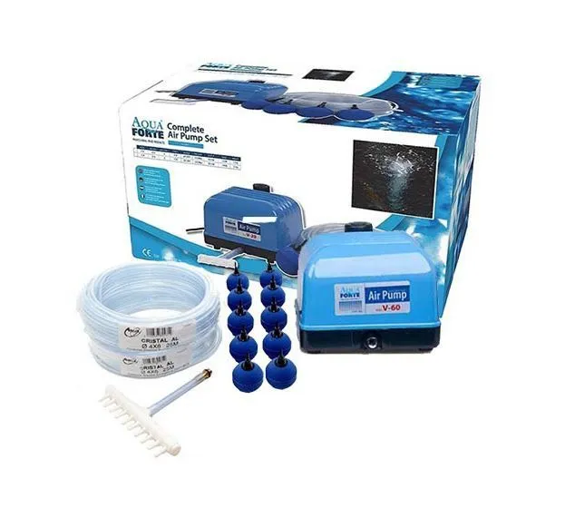 AquaForte Hi-Flow Belüfter-Set V-20 - 15 W Luftpumpen-Set