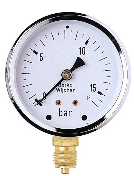 IrriTech Manometer 0-10 BAR glyzeringefüllt 1/4'' AG