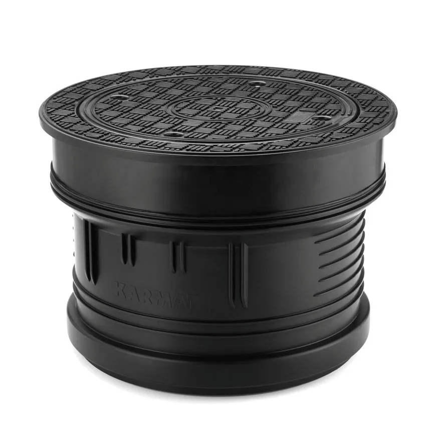 Karmat PP Schachtabdeckung 315 mm - geschlossen verlängertes Modell