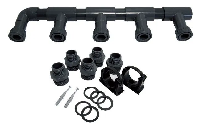 PVC-Verteiler 8-fach mit Eingang Ventilverteilung