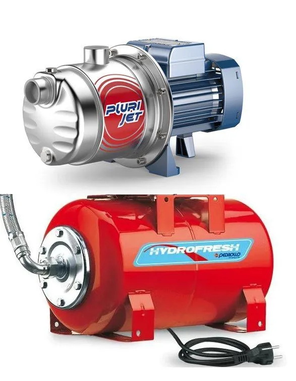 Pedrollo Plurijet M4/100-24L Hauswasserwerk 0,75 kW 1,0 PS Wasserpumpe