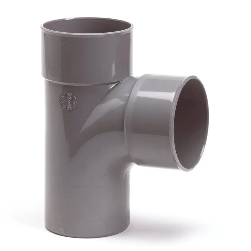 PVC T-Stück 88° 125mm M/S L
