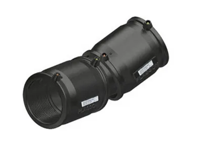 Plasson Elektroschweiß-flexible Kupplung 125 mm 0-24 Grad (2x Muffe) | PE-Fitting