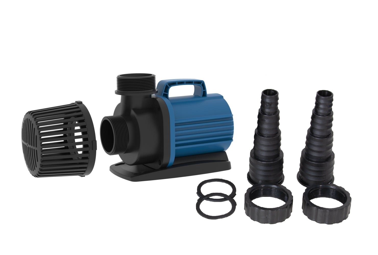 AquaForte DM-E 15000 Teichpumpe | Profi-Teichpumpe für Grobschmutz & Bachlauf