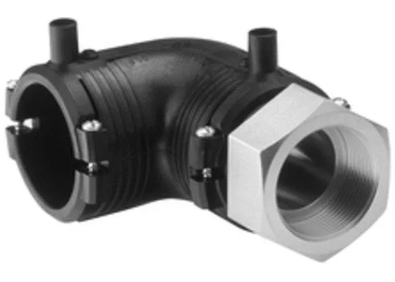 GF ELGEF Elektroschweiß Übergangsbogen 40 mm x 1 1/4" – 90° Stahl IG