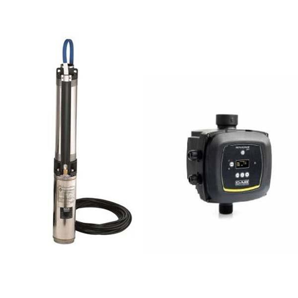 DAB S4 8/9 2HP KIT T400/50 4OL Brunnenpumpen Set - Active Driver T/T 3.0
