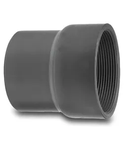 VDL PVC achteckige Klebereduziermuffe 90/75 mm x 3" PN10