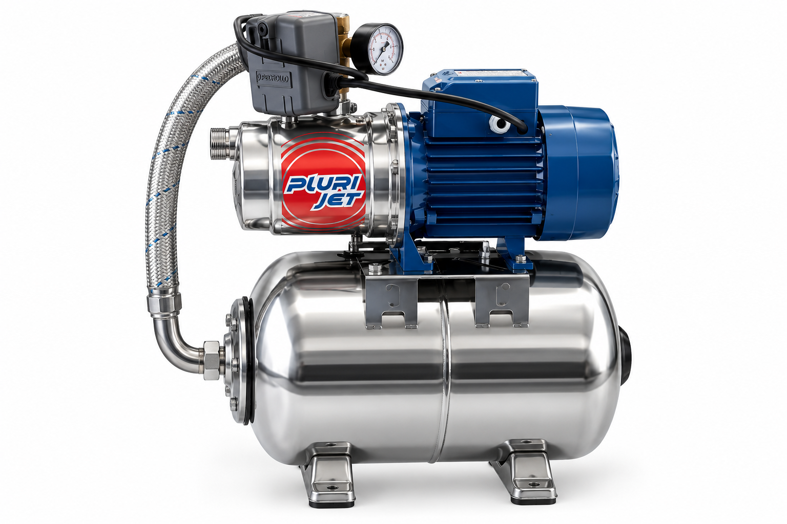 Pedrollo Plurijet M4/100-24L SS Hauswasserwerk | 0,75 kW - 1 PS