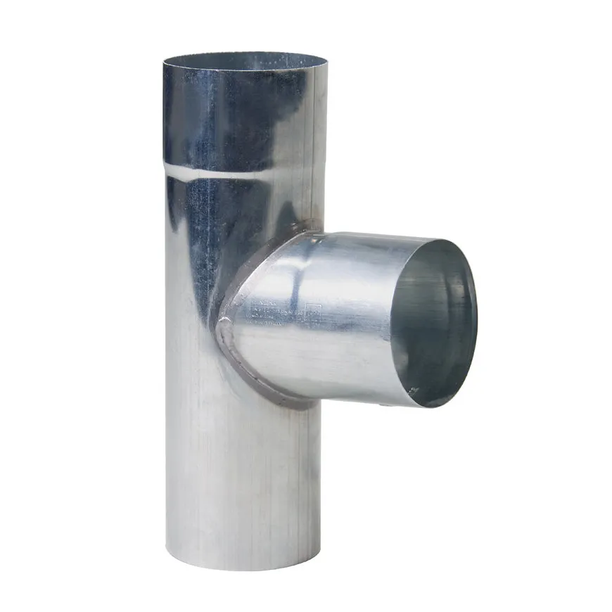 Zink T-Stück 90° 60mm 2xM/S