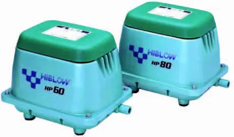 HIBLOW HP-150 Belüfterpumpe Luftpumpe 150 l/min 18 mm