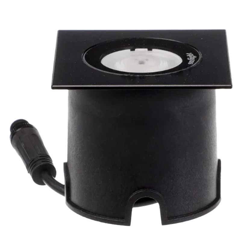 Suslight Sus Small Terra Square Black 2.5 LED Bodeneinbaustrahler 24V