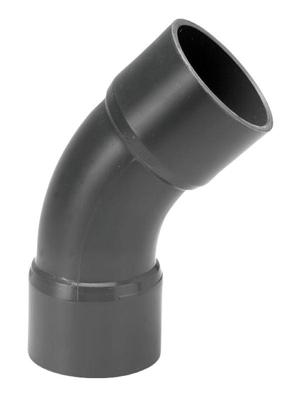 VDL PVC Bogen 45 Grad 75 mm PN10 – (handgeformt)