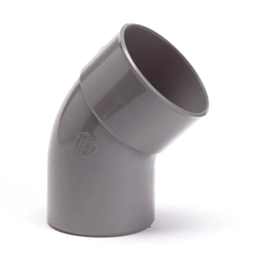 PVC Bogen 45° 32mm M/S L