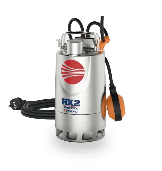 Pedrollo RXm Vortex 2/20 Edelstahl-Schmutzwasserpumpe