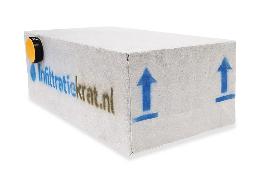 Sickerbox 300 Liter Standard - 120 x 60 x 40 cm | 2 x 125 mm ITK