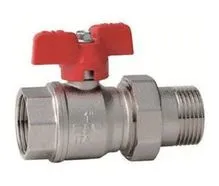 Schmetterlingshahn koppelbar 1" bi.dr./bu.dr.
