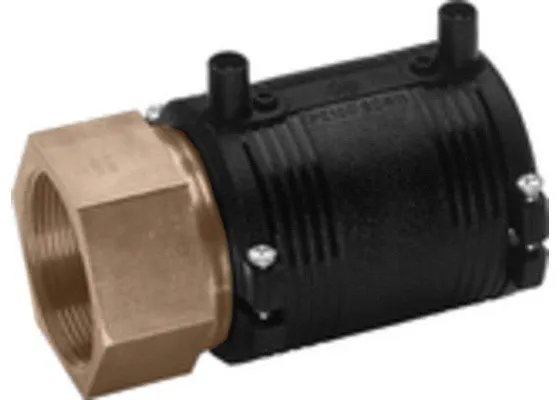 GF ELGEF Elektroschweiß Übergangsmuffe 63 mm x 1" Messing IG Kit