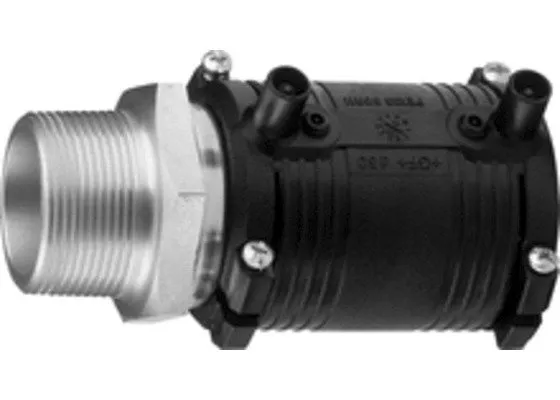 GF ELGEF Elektroschweiß Übergangsmuffe 20 mm x 1/2" Stahl AG