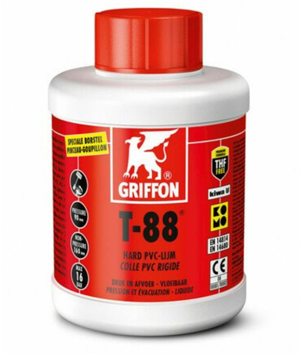 Griffon T 88 PVC-Kleber 1 L | Rohrkleber