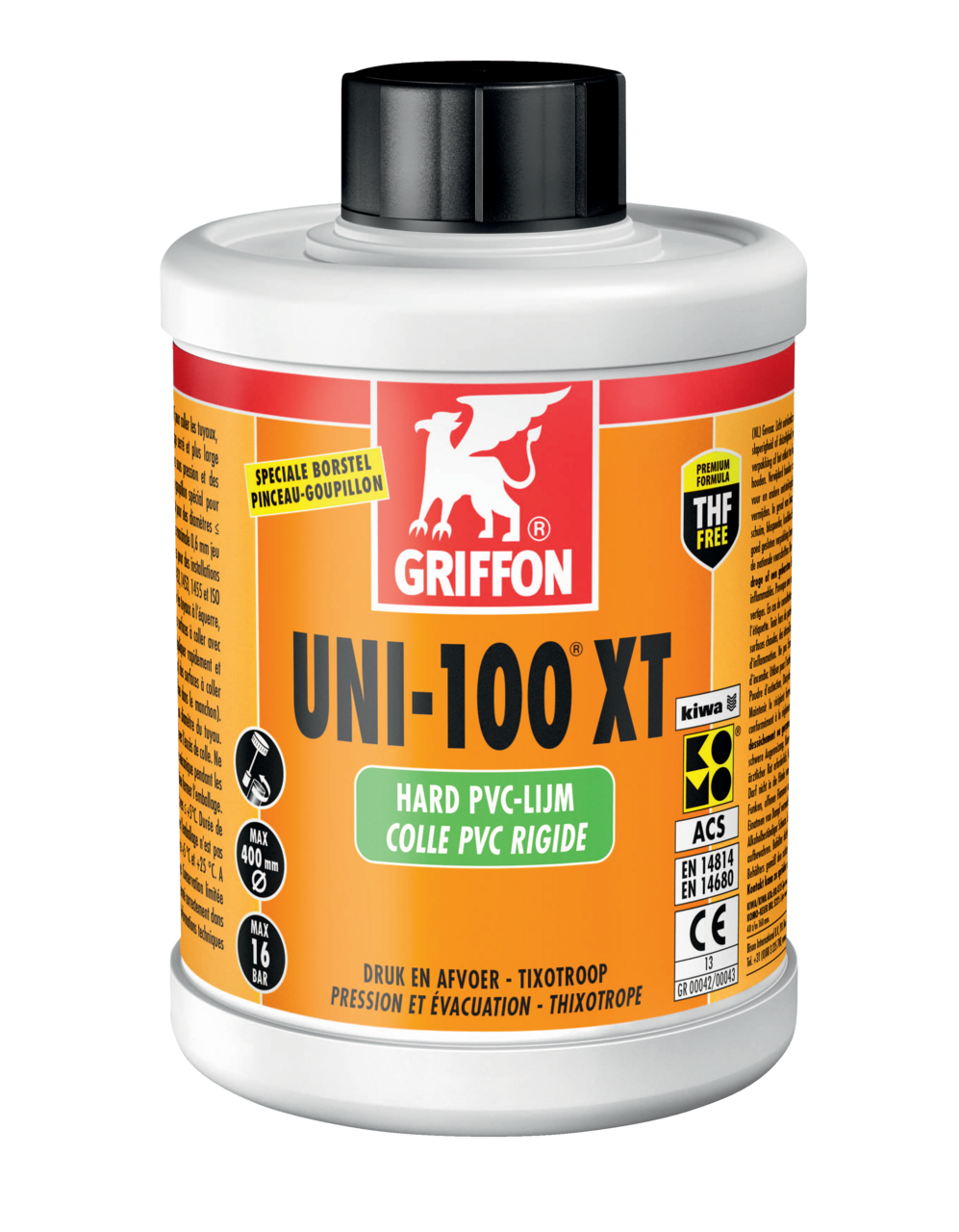 Griffon Uni-100 XT PVC-Kleber 1 L | Rohrkleber
